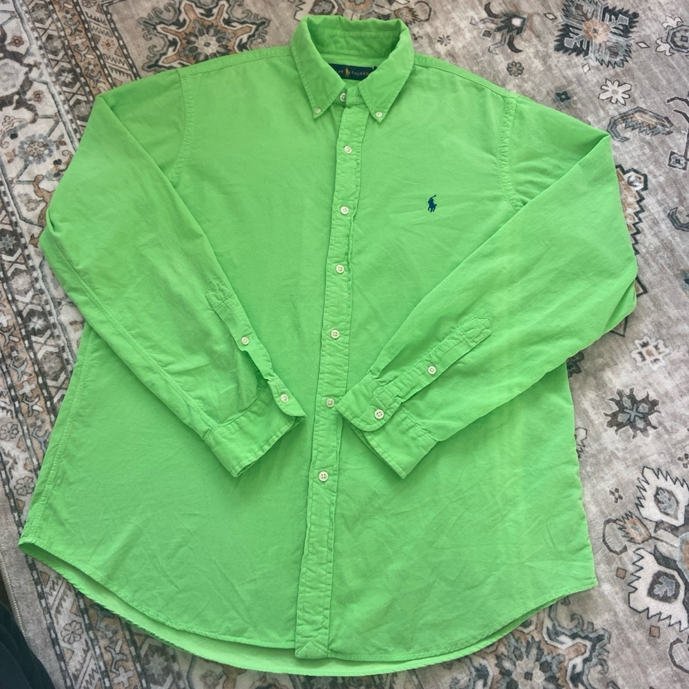 Mens Ralph Lauren Corduroy button up Large